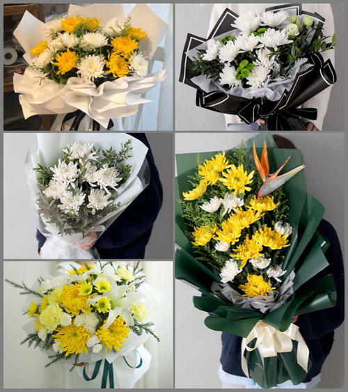 广东肇庆市怀集县洽水镇洽水村白事花束代送